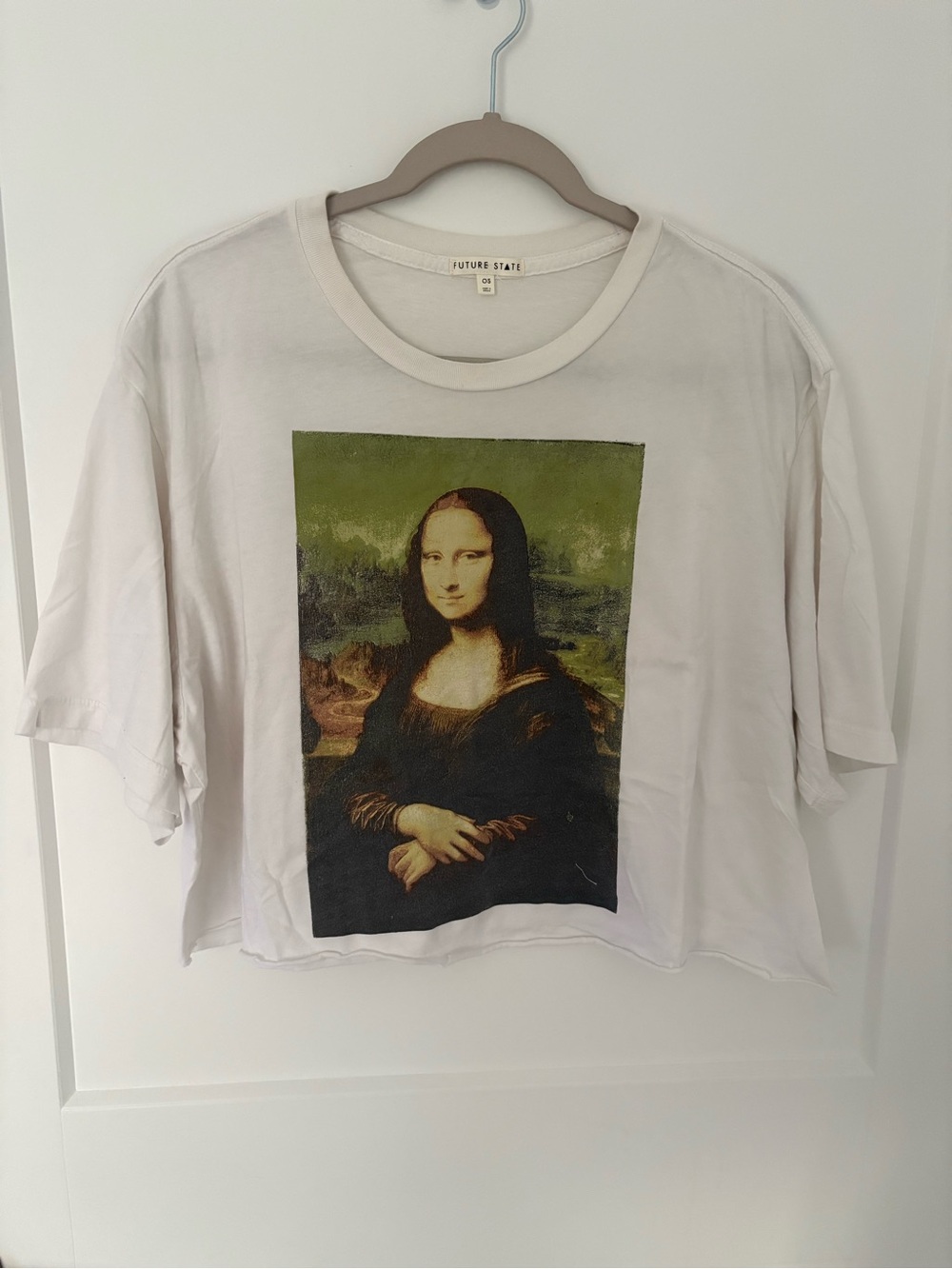 Future State White Mona Lisa Crop Top